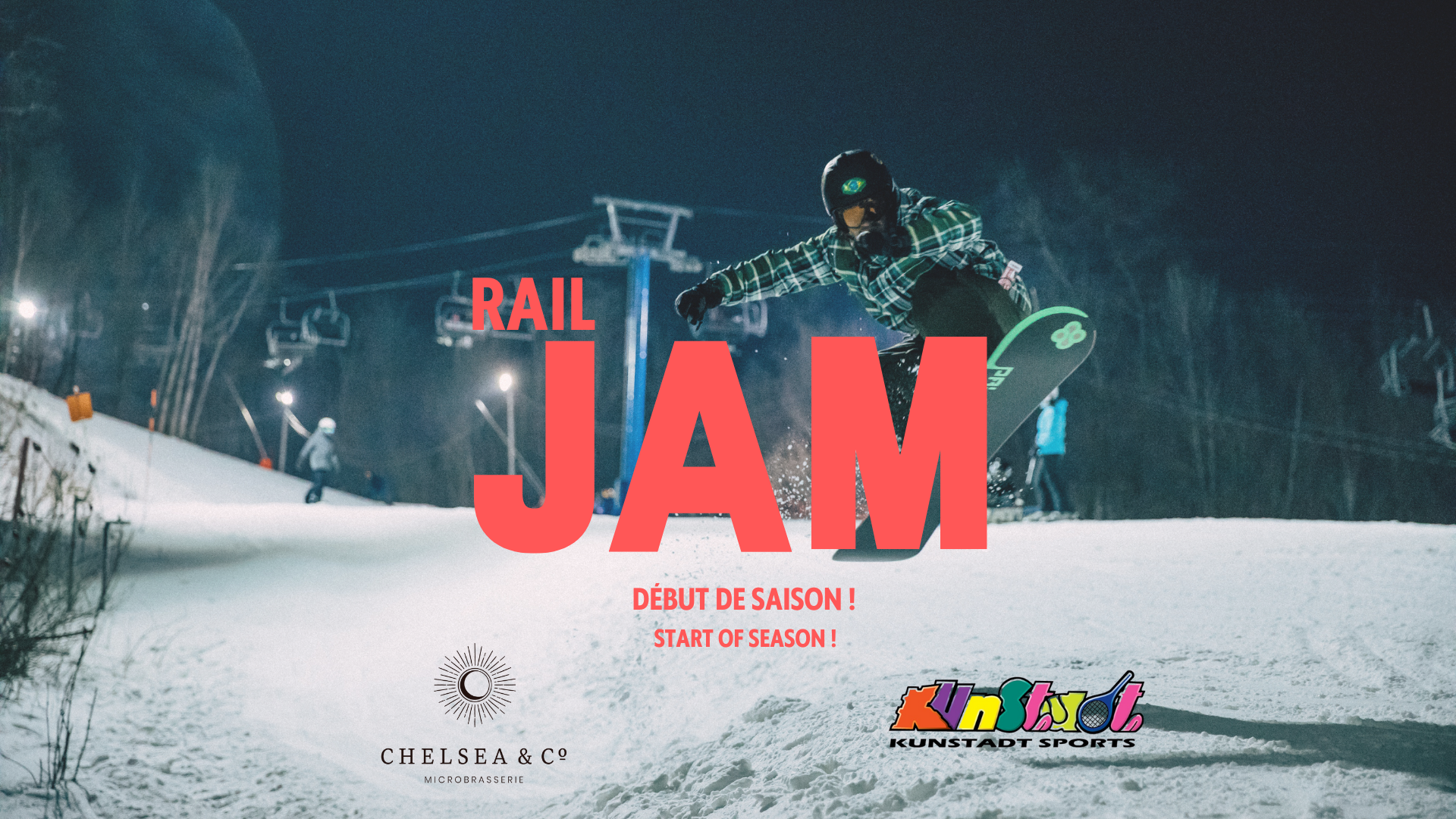 Rail Jam January 2026, Mont Cascades, Quebec.